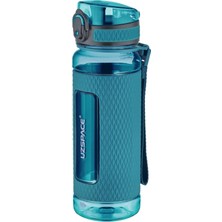 Feyza Design 520ML Tritan Su Matara, Silikon Korumalı, Kaydırmaz Gövde