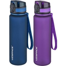 Feyza Design Çiftli 500ML Tritan Su Matara Seti, Sağlıklı ve Şık Tasarım