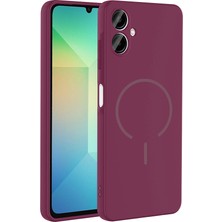 Başkenttekno Samsung Galaxy A06 Kılıf Meta Lansman M-Safe Kamera Korumalı Içi Kadife Yumuşak Renkli Süet Silikon