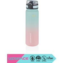 Feyza Design 500ML Çift Renkli Bpa Içermez Kapaklı Motivasyonel Tritan Su Şişesi