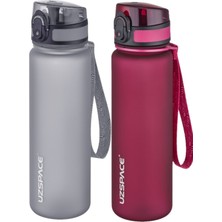 Feyza Design Çiftli 500ML Tritan Su Matara Seti, Sağlıklı ve Şık Tasarım