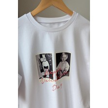 Dragon Store Happy Valentines Day Sevgililer Günü Hediyesi Kişiye Özel %100 Pamuk T-Shirt