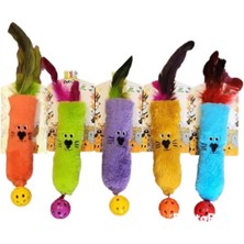 Pazarcan Catnipli Peluş Kedi Köpek Oyuncağı 7 x 23 cm Çeşitli Renklerde