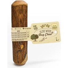 Pazarcan Doğal Zeytin Ağacı Çiğnenebilen Köpek Oyuncağı L 19 x 3,5 cm - 25 kg