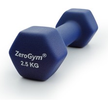 Zerogym Neopren Kaplı Dambıl 2,5 kg Mavi Kaymaz Yapı ile Pratik Antrenmanlar İçin İdeal