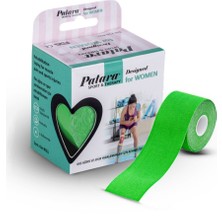 Feyza Design Esnek Yeşil Spor ve Terapi Bandı, Kas Destek ve Rehabilitasyon Için