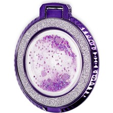 Marsilyan  Kickstand Simli Magsafe Stand - Mor