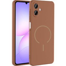 Başkenttekno Samsung Galaxy A07 Kılıf Meta Lansman M-Safe Kamera Korumalı Içi Kadife Yumuşak Renkli Süet Silikon