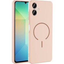 Başkenttekno Samsung Galaxy A06 Kılıf Meta Lansman M-Safe Kamera Korumalı Içi Kadife Yumuşak Renkli Süet Silikon