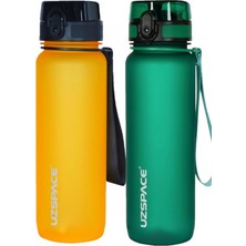 Feyza Design 2'li Set 800ML Tritan Su Matara, Bpa Içermeyen, Sızdırmaz Tasarım