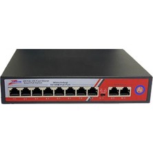 Hsc Bilişim Ztech ZR-1008 Poe Switch 8 Port