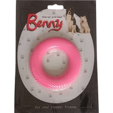 Pazarcan Benny Köpek Oyuncağı Yuvarlak 9,5 cm Pembe