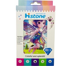 Elegantshop 5d Yapışan Boncuk Goblen Mozaik Tablo Pano 10*15 cm Peri