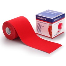 Feyza Design Kinesiotape Kırmızı 7,5cm x 5m, Esnek ve Dayanıklı Spor ve Sağlık Ürünü