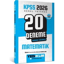 Yediiklim Yayınları Yediiklim 2026 KPSS Genel Yetenek Matematik Tamamı Çözümlü 20 Den