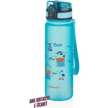 Feyza Design Sevimli Hayvan Figürlü 500 ml Tritan Matara, Sağlıklı ve Şık Tasarım