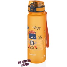 Feyza Design Hayvan Figürlü 500 ml Tritan Matara, Şık ve Dayanıklı Suluk