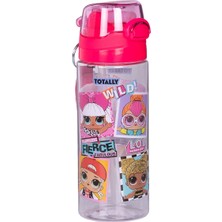 Feyza Design Renkli 500ML Lol Surprise Bebek Pipetli Askılı Su Matarası