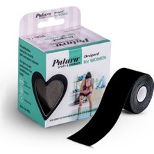 Feyza Design Esneklik ve Destek Sağlayan Siyah Spor ve Terapi Bandı