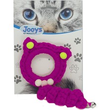 Pazarcan Zilli Kedi Örgü Ipi 15 cm Pembe