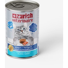 Pazarcan Veterinaire Pate Somonlu Yetişkin Kedi Konservesi 415 gr