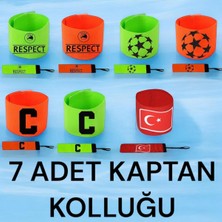 Feyza Design 7 Adet Şampiyonlar Ligi Kaptanlık Bandı, Profesyonel, Şık ve Dayanıklı