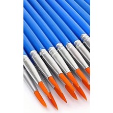 10'lu Ince Uçlu Fırça Seti /mum, Nail, Art ve El Işi Için