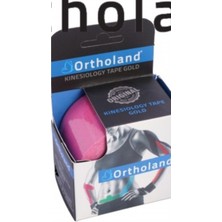 Feyza Design Pembe Renk Kinezio Tape Sporcu Bandi, 3 Adet, Esneklik ve Destek Sağlar