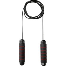 Zerogym JP04 Rulmanlı  Atlama Ipi Siyah Kırmızı