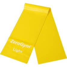 Zerogym Egzersiz Bandı Pilates Bandı, 150CMX15CMX0,45CM Sarı Hafif
