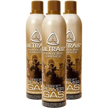 Feyza Design Ultra Power Airsoft Green Gaz 570ML 3'lü Set, Yüksek Performans