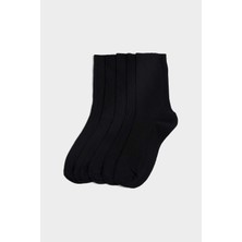 DeFacto Kadın 5'li Pamuklu Uzun Çorap H1559AXNS