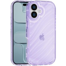 Vissona iPhone 17 Uyumlu Telefon Kılıfı Kamera Çıkıntılı Kabartmalı Parlak Desenli Darbe Emici Silikon Kılıf