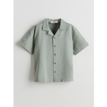 Lc Waikiki Yeni Sezon Keten Karışımlı Erkek Çocuk Gömlek