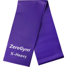 Zerogym Egzersiz Bandı Pilates Bandı, 150CMX15CMX0,75CM Mor Çok Ağır