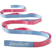 ZeroGym Zergym Çok Bölmeli Esneme Bandı, Germe Kayışı Kas Uzatma, Mobilite ve Rehabilitasyon Egzersiz Kayışı