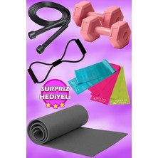 Feyza Design 7 Parça Pilates ve Yoga Egzersiz Seti, Sağlıklı ve Eğlenceli Anlar