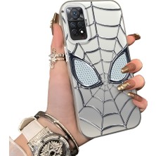 Ucuc Redmi Note 11 Pro 4g Uyumlu Telefon Kılıfı Spider-Man Desenli Akrilik Sert Arka Silikon Kenar Lens Korumalı Darbe Koruma