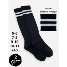 Feyza Design Renkli Çocuk Unisex Futbol Çoraplar Halı Saha Tozluk Spor Takımı