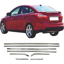 My Tuning Focus 3 SEDAN Krom Cam Çıtası 2011-2018 arası 8 prç P.ÇELİK