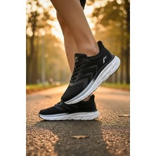 Enoch Erkek Spor Ayakkabı Siyah Sneaker Yüksek Tabanlı (Chunky) Koşu ve Yürüyüş Modeli