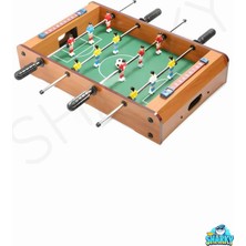 Feyza Design Ahşap Langırt 4 Kol 12 Figürlü Masa Oyunu, Eğlenceli ve Şık Tasarım