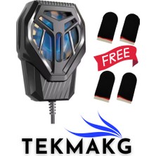 Tekmakg Mobil Oyun Telefon Soğutucu Fan | Klipsli Kablolu Soğutma Aksesuarı, Performans Düşüşünü Azaltır