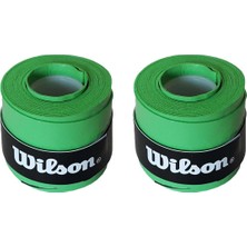 Feyza Design Konforlu 2'li Tenis Raketi Grip Seti, Yeşil Renkli ve Yumuşak Dokunuş