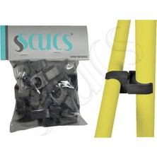 Feyza Design Sağlam ve Dayanıklı 12'li Kayak Kelepçesi Seti, Güvenle Kullanın