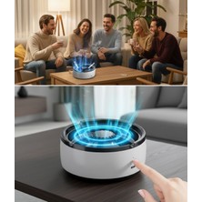 Lunaev Dumanı Içine Çeken Akıllı Kül Tablası – Kokusuz, Filtreli ve Otomatik Duman Emici Küllük (4490)