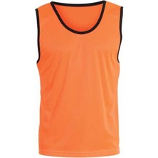 Feyza Design Turuncu Unisex 10'lu Antreman Yeleği Seti, Rahat ve Şık Spor Giyim