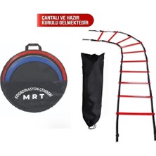 Feyza Design Iki Parçalı Koordinasyon Çemberi ve Kırmızı Antrenman Merdiveni Seti