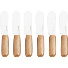 Karaca Break 6 Parça Ahşap Saplı Tereyağı Reçel ve Çikolata Bıçağı