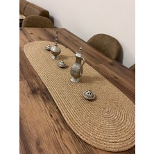 PremiumPort 35X100 Jüt Amerikan Servis ve Supla ile Şık Masa Sunumu Seti